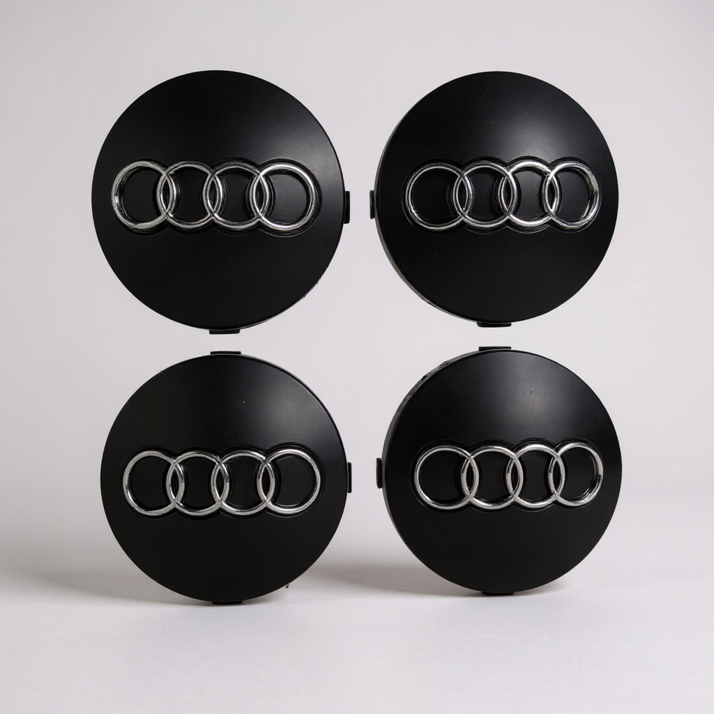Premium 60mm Black Wheel Centre Caps Set of 4 Alloy Wheel Hub Covers