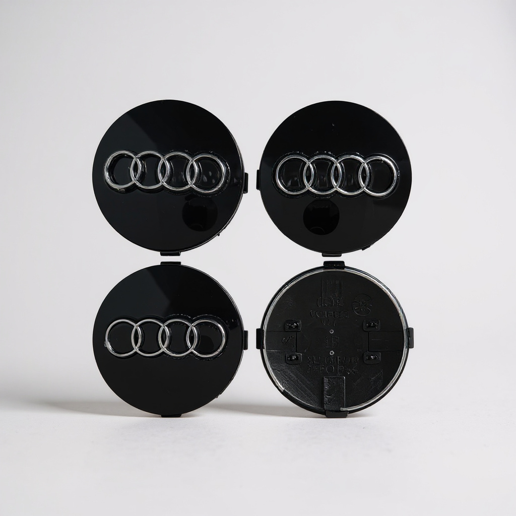 Premium 60mm Black Wheel Centre Caps Set of 4 Alloy Wheel Hub Covers