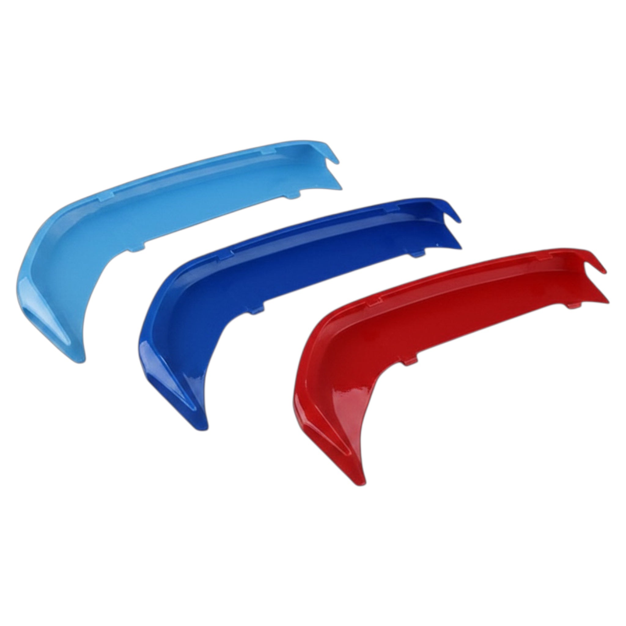 3pcs 9 Bar Front Trim Kidney Grille Cover Clip Strip Stripe For BMW 1 Series F20/F21 LCI  2015 - 2019