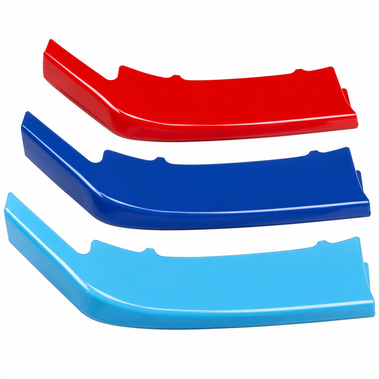 3pcs 7 Bar Front Trim Kidney Grille Cover Clip Strip Stripe For BMW 1 Series F40 2020 on