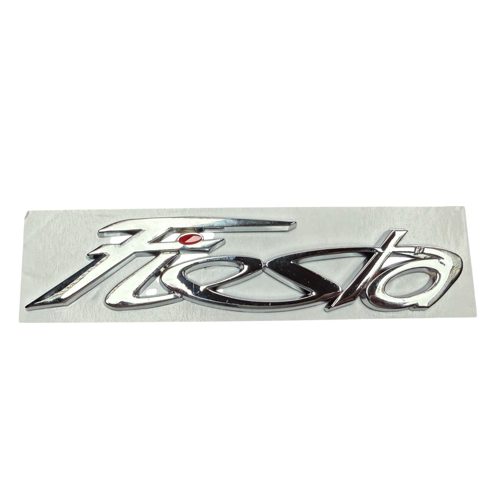 Ford Fiesta Rear Boot Badge Emblem Logo Letters MK7 MK7.5 Chrome Silver Metal