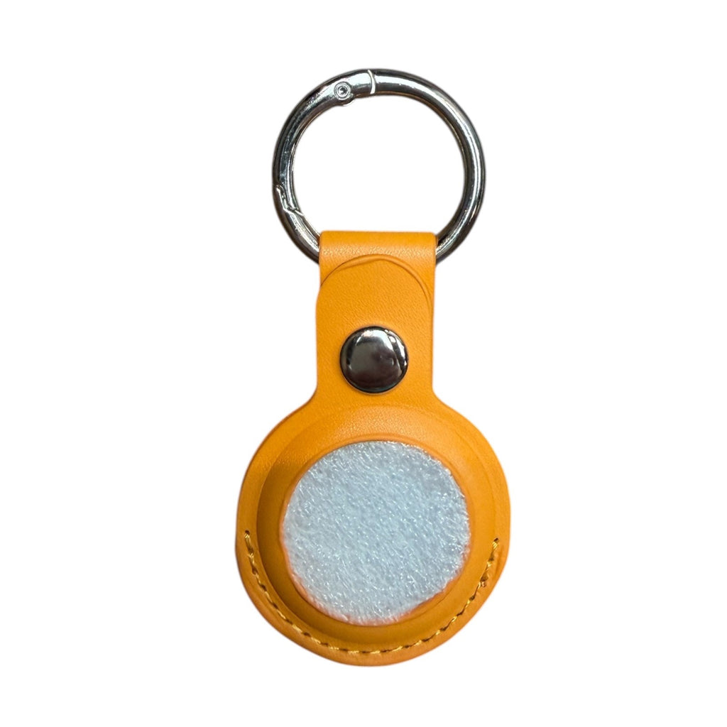 AirTag Case For Air Tag Cover Tracker PU LEATHER Car Key Chain Ring Holder