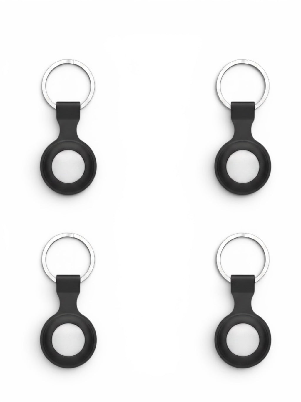 AirTag Case For Apple Air Tag Cover Holder Silicon Car Key Ring KeyChain-4 Pack