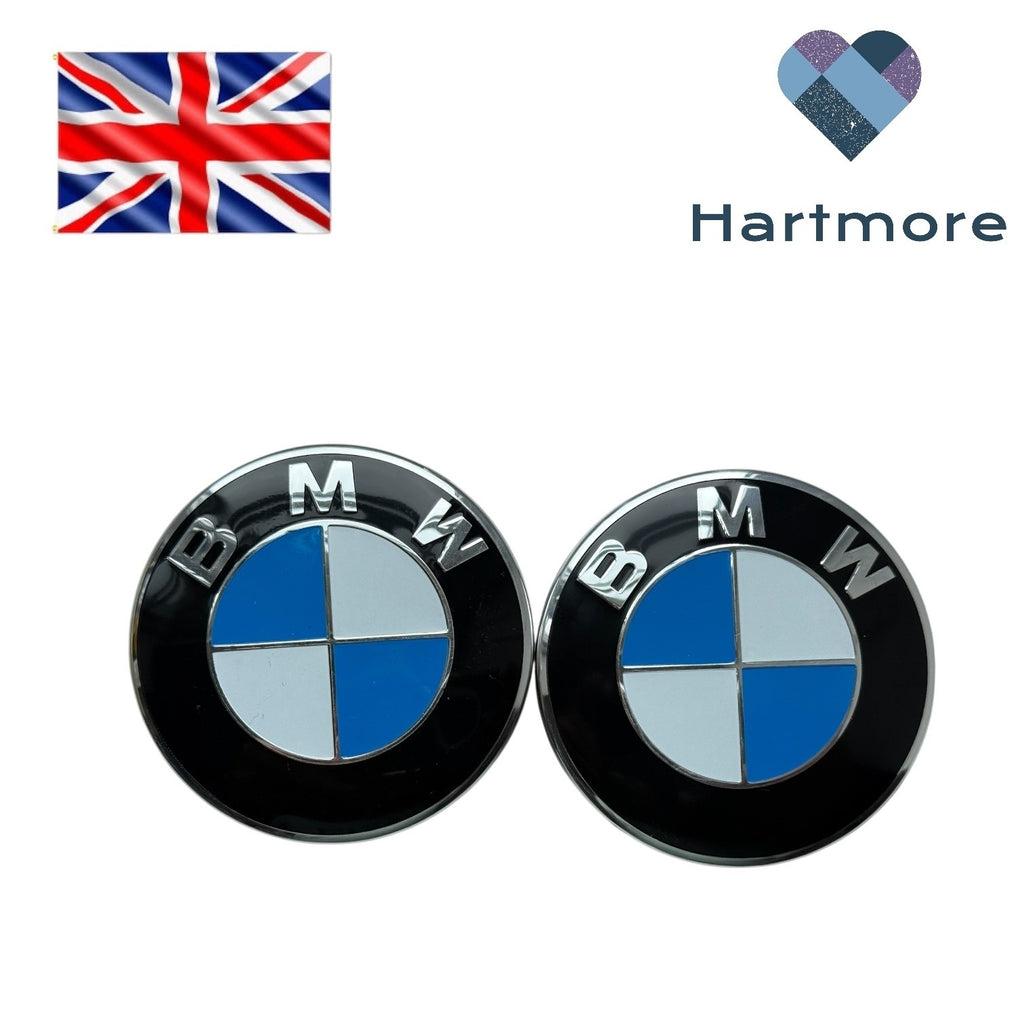 Set of 4 BMW Wheel Centre Caps 68mm - 1 3 5 7 Series, X5 X6 M & Z Series