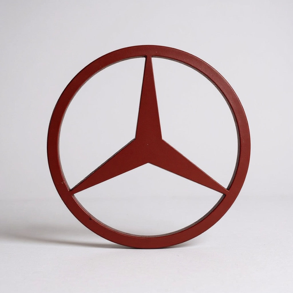 Fits Mercedes Benz Badge Emblem Rear Boot Black 90mm UK