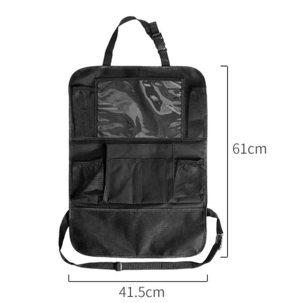 Back Seat Tablet Holder Organiser Car Passenger Storage Pockets iPad Headrest