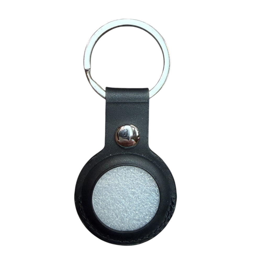 AirTag Case For Air Tag Cover Tracker PU LEATHER Car Key Chain Ring Holder