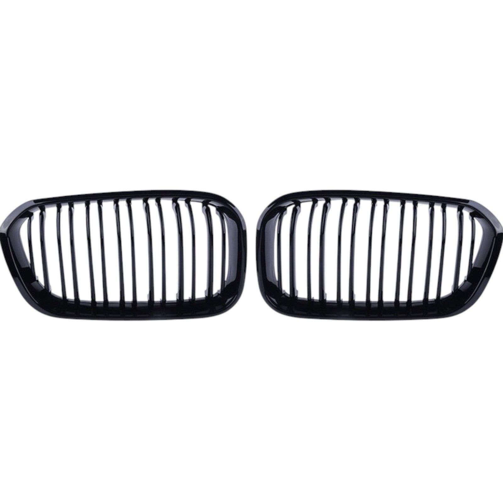 BMW 1 Series F20 F21 LCI Gloss Black Front Kidney Grilles | 2015-2019 | Hartmore Automotive