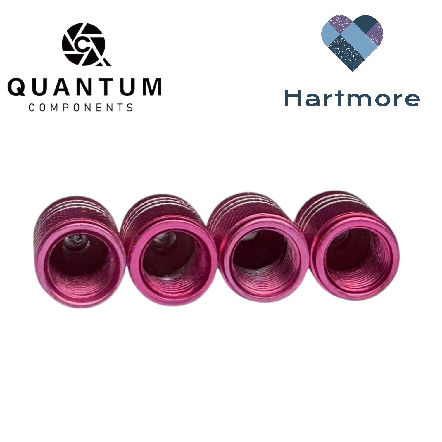 Alloy Tyre Valve Dust Caps (x4) - Universal Fit For All Cars, Bikes, Motorbikes