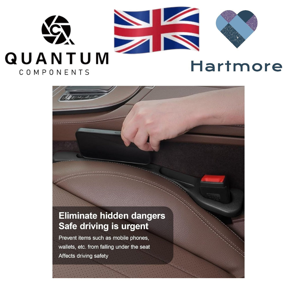 2x Car Seat Gap Filler Side Seam Plug Strip Leak-proof Filling Strip Interior UK