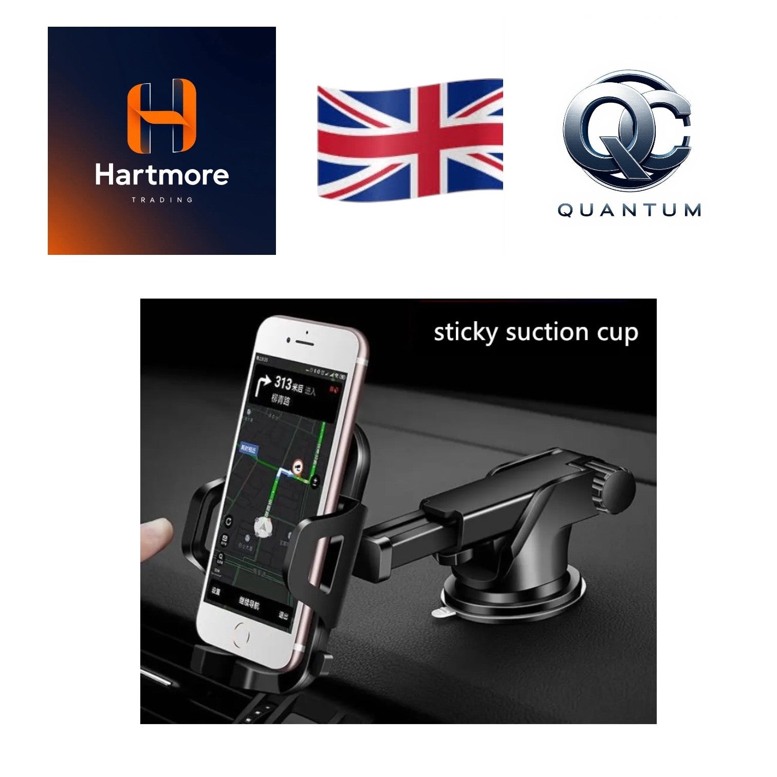 360°Car Phone Holder Universal Mount Mobile Windscreen Dashboard Air Vent