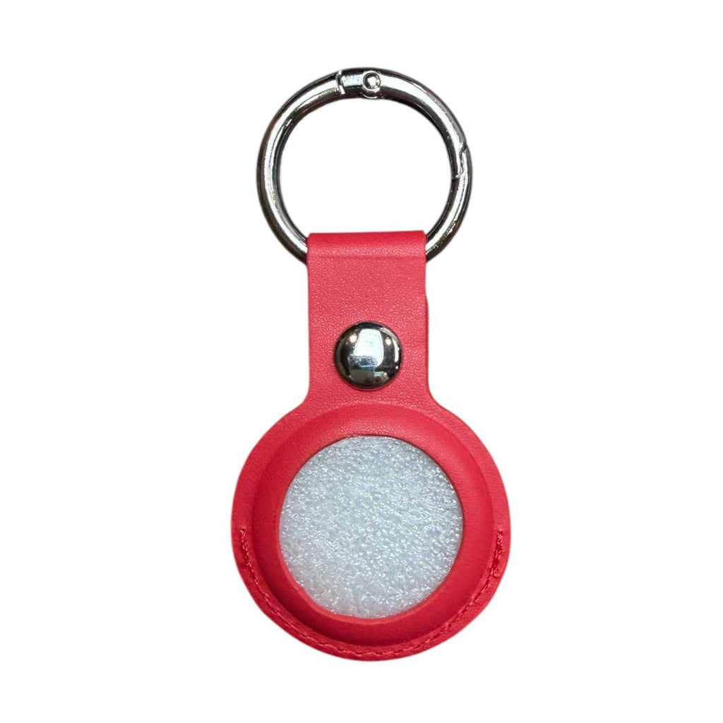 AirTag Case For Air Tag Cover Tracker PU LEATHER Car Key Chain Ring Holder