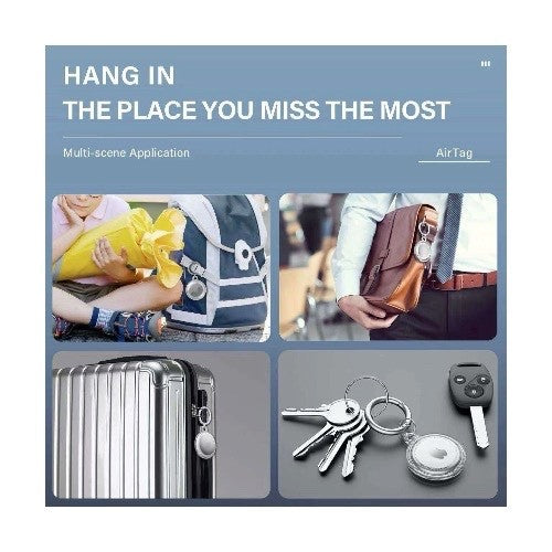 AirTag Keyring Case AirTag Holder for Apple AirTag Waterproof Protective Single
