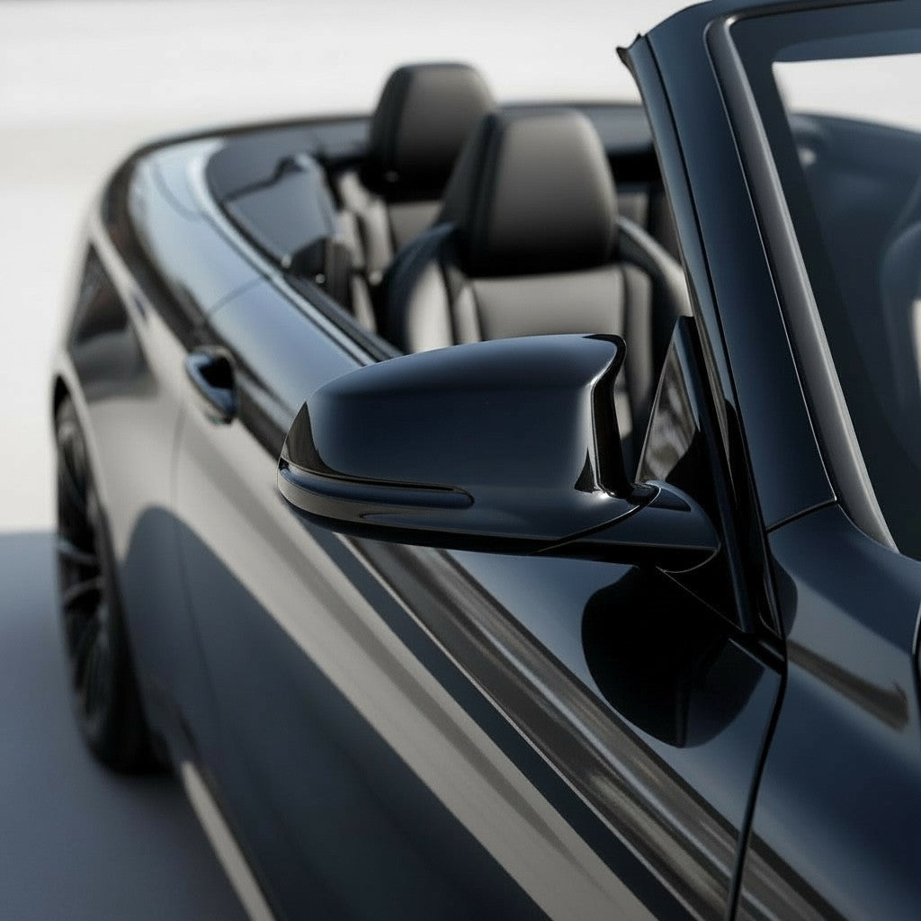 For BMW Gloss Black Wing Mirror Cover M Style | 1 2 3 4 Series F20 F21 F30 F32