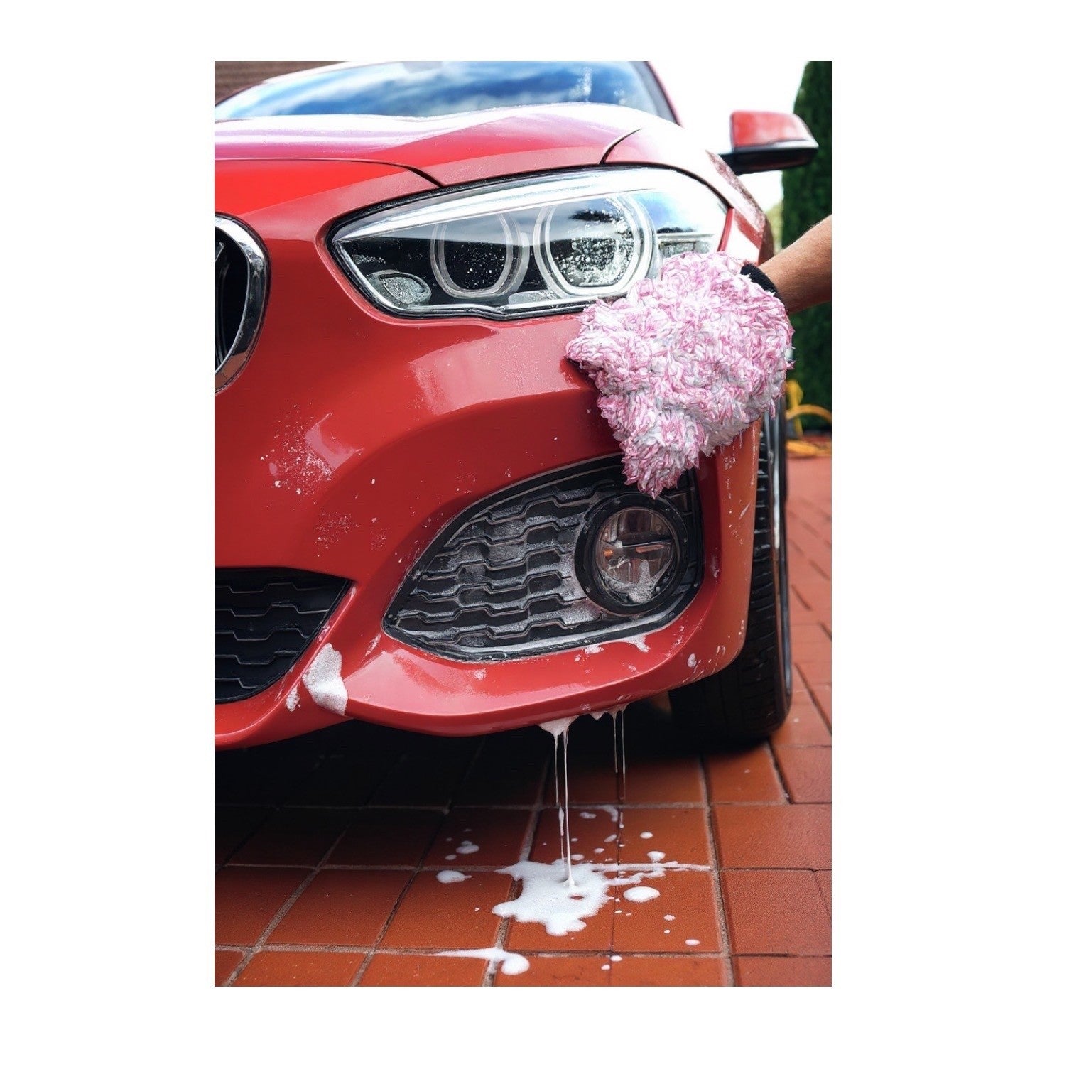 Microfibre Wash Mitt X 2 Luxury Car Washing Detailing Cleaning