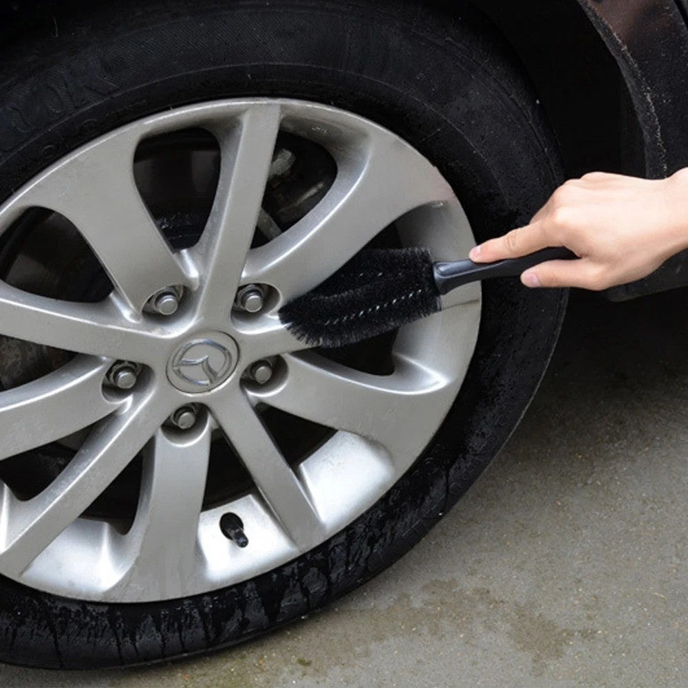 Car Alloy Wheel Cleaning Brush Washing Clean Tool Tyre Soft Bristle Cleaner