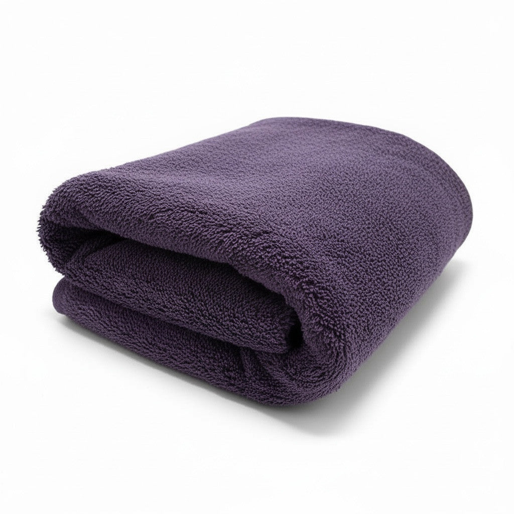 VIOLET PRO MICROFIBRE CAR DRYING TOWEL 80X50CM 1600GSM CAR TRUCK VAN CARAVAN