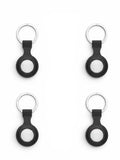 AirTag Case For Apple Air Tag Cover Holder Silicon Car Key Ring KeyChain-4 Pack
