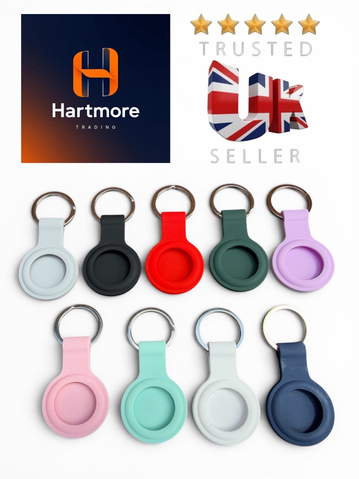 AirTag Case For Apple Air Tag Cover Tracker Silicon Car Key Ring KeyChain Holder