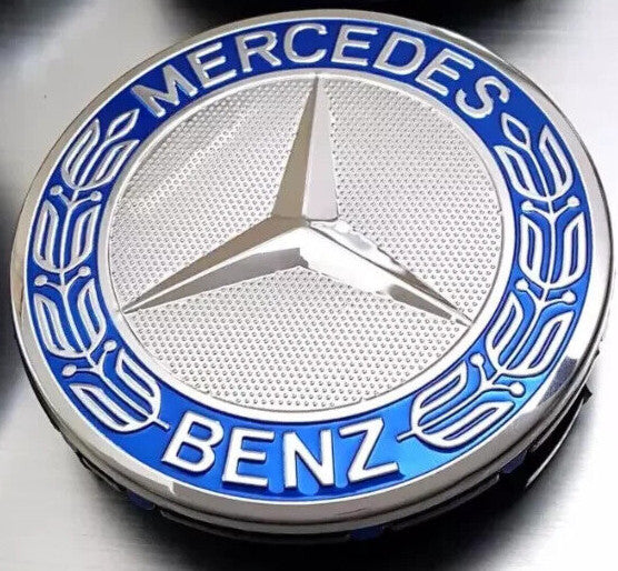 4x Mercedes Alloy Wheel Centre Hub Caps 75mm A B C E S M Class ML CLA