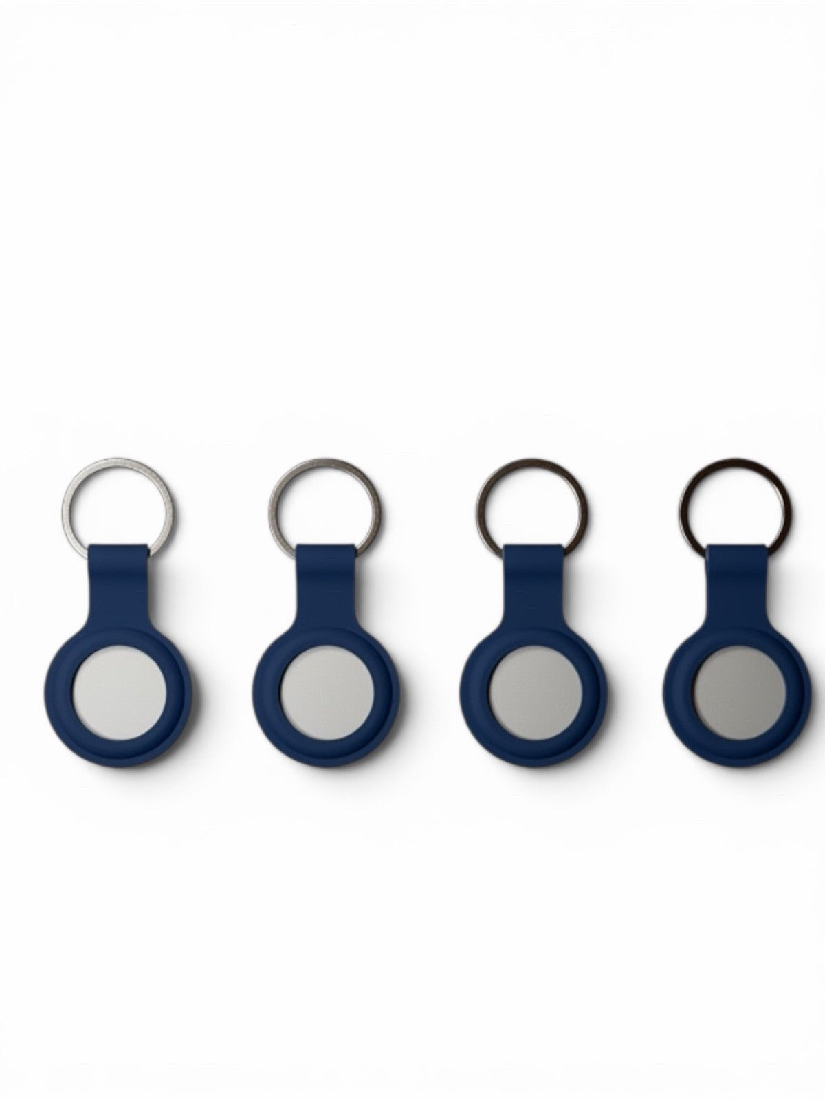 AirTag Case For Apple Air Tag Cover Holder Silicon Car Key Ring KeyChain-4 Pack