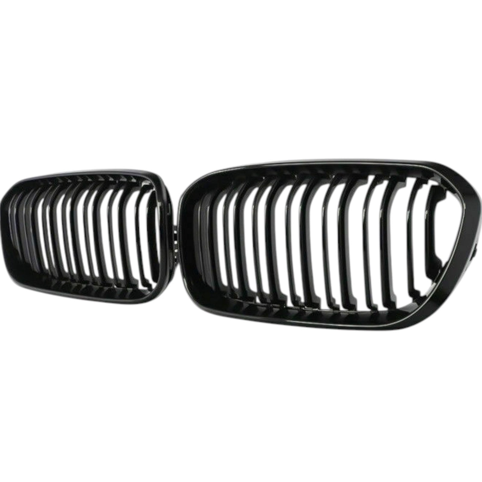 BMW 1 Series F20 F21 LCI Gloss Black Front Kidney Grilles | 2015-2019 | Hartmore Automotive