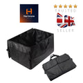 BLACK HEAVY DUTY COLLAPSIBLE CAR BOOT FOLDABLE ORGANISER TIDY STORAGE BOX