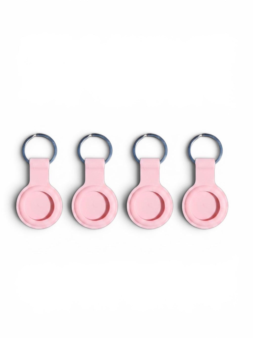 AirTag Case For Apple Air Tag Cover Holder Silicon Car Key Ring KeyChain-4 Pack