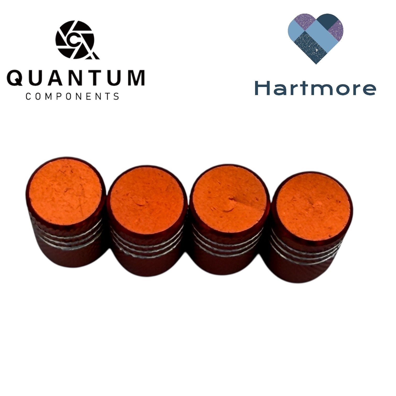 Alloy Tyre Valve Dust Caps (x4) - Universal Fit For All Cars, Bikes, Motorbikes