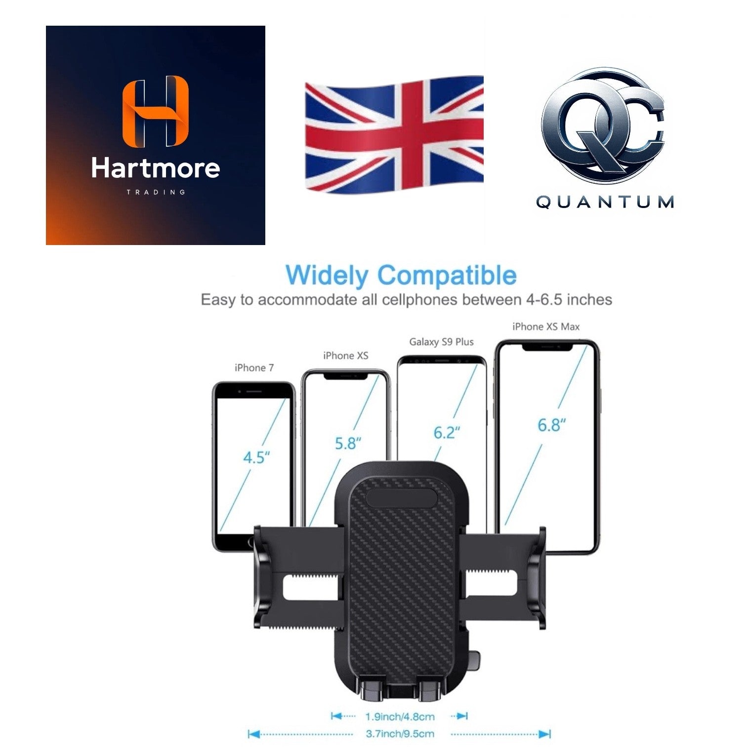 360°Car Phone Holder Universal Mount Mobile Windscreen Dashboard
