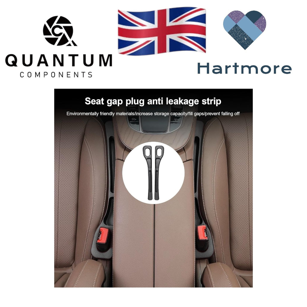 2x Car Seat Gap Filler Side Seam Plug Strip Leak-proof Filling Strip Interior UK