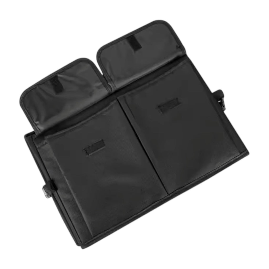 BLACK HEAVY DUTY COLLAPSIBLE CAR BOOT FOLDABLE ORGANISER TIDY STORAGE BOX