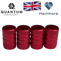 Alloy Tyre Valve Dust Caps (x4) - Universal Fit For All Cars, Bikes, Motorbikes