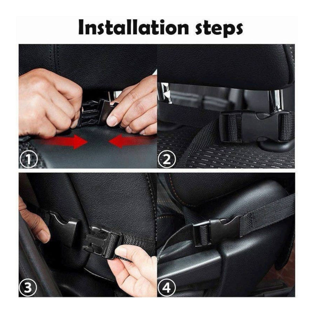 Back Seat Tablet Holder Organiser Car Passenger Storage Pockets iPad Headrest