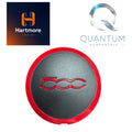 For Fiat 500 Alloy Wheel Cover Centre Cap Black /Red and Red 133mm 51939747
