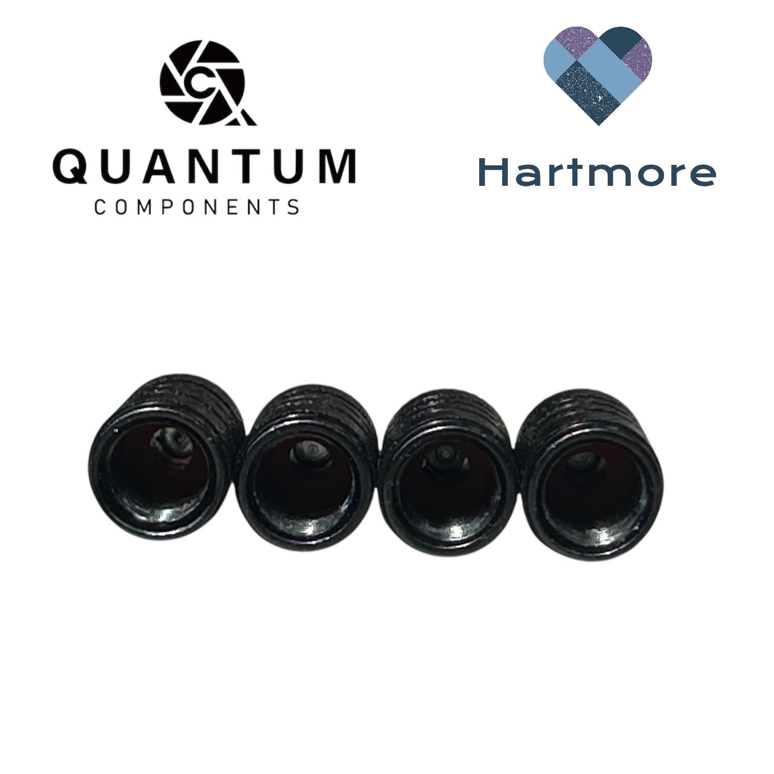 Alloy Tyre Valve Dust Caps (x4) - Universal Fit For All Cars, Bikes, Motorbikes