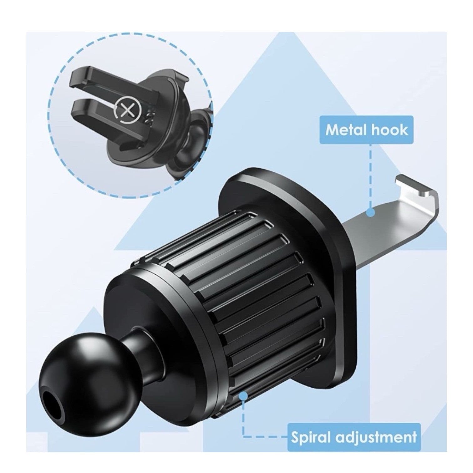360° Universal Air Vent Mobile Phone Holder 2025 Model Upgraded 3 Year Warranty
