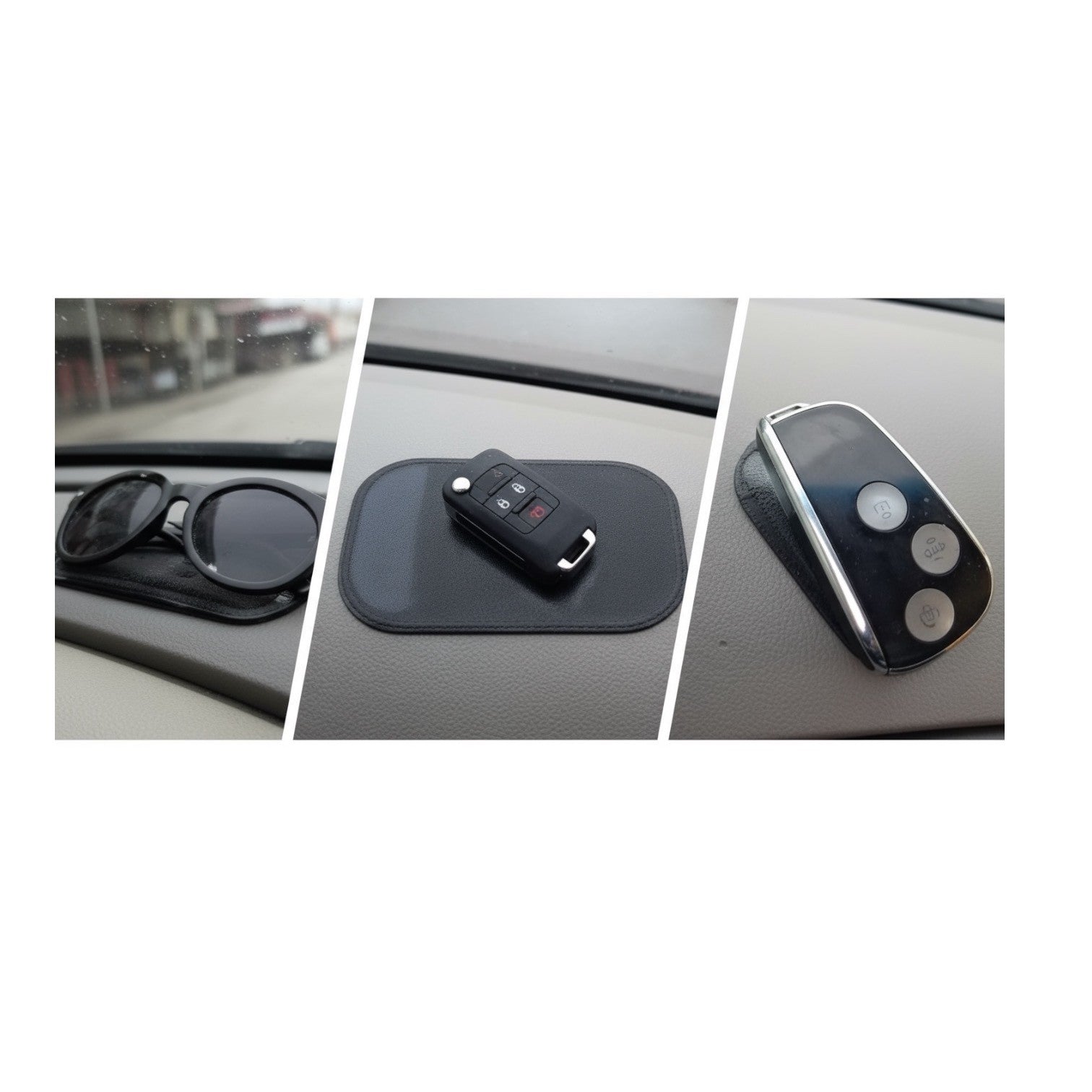 Non-Slip Dash Mat Car Dashboard Phone Mobile Anti Slip Device Holder Pad Black