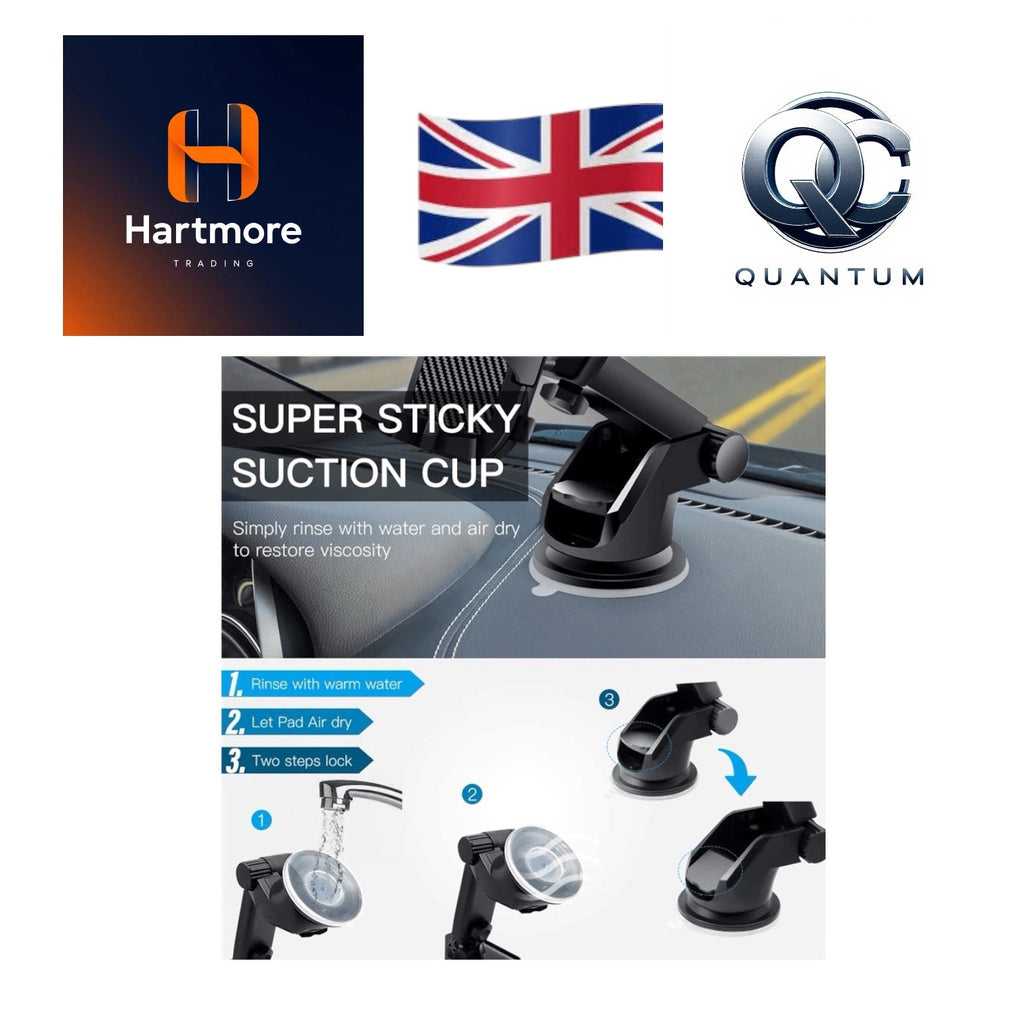 360°Car Phone Holder Universal Mount Mobile Windscreen Dashboard