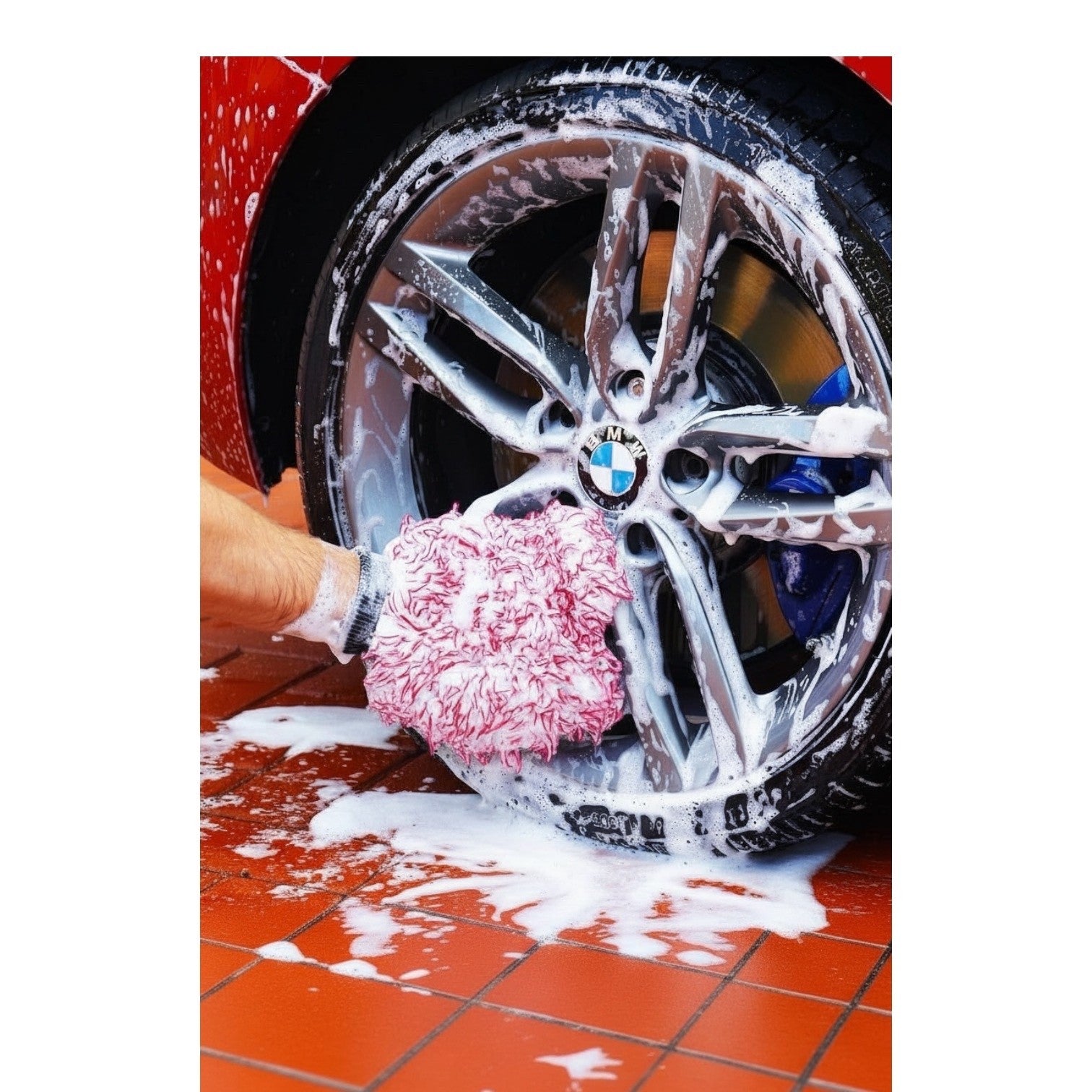 Microfibre Wash Mitt X 2 Luxury Car Washing Detailing Cleaning