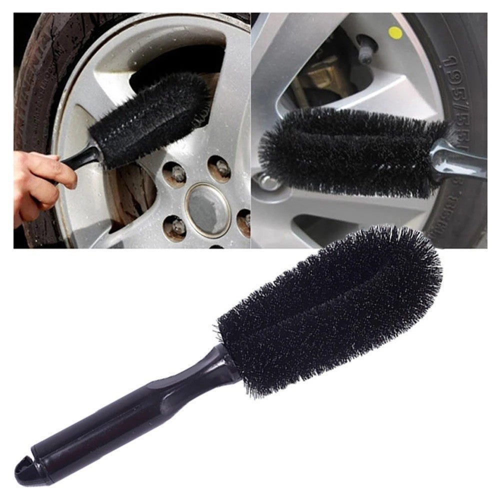 Car Alloy Wheel Cleaning Brush Washing Clean Tool Tyre Soft Bristle Cleaner
