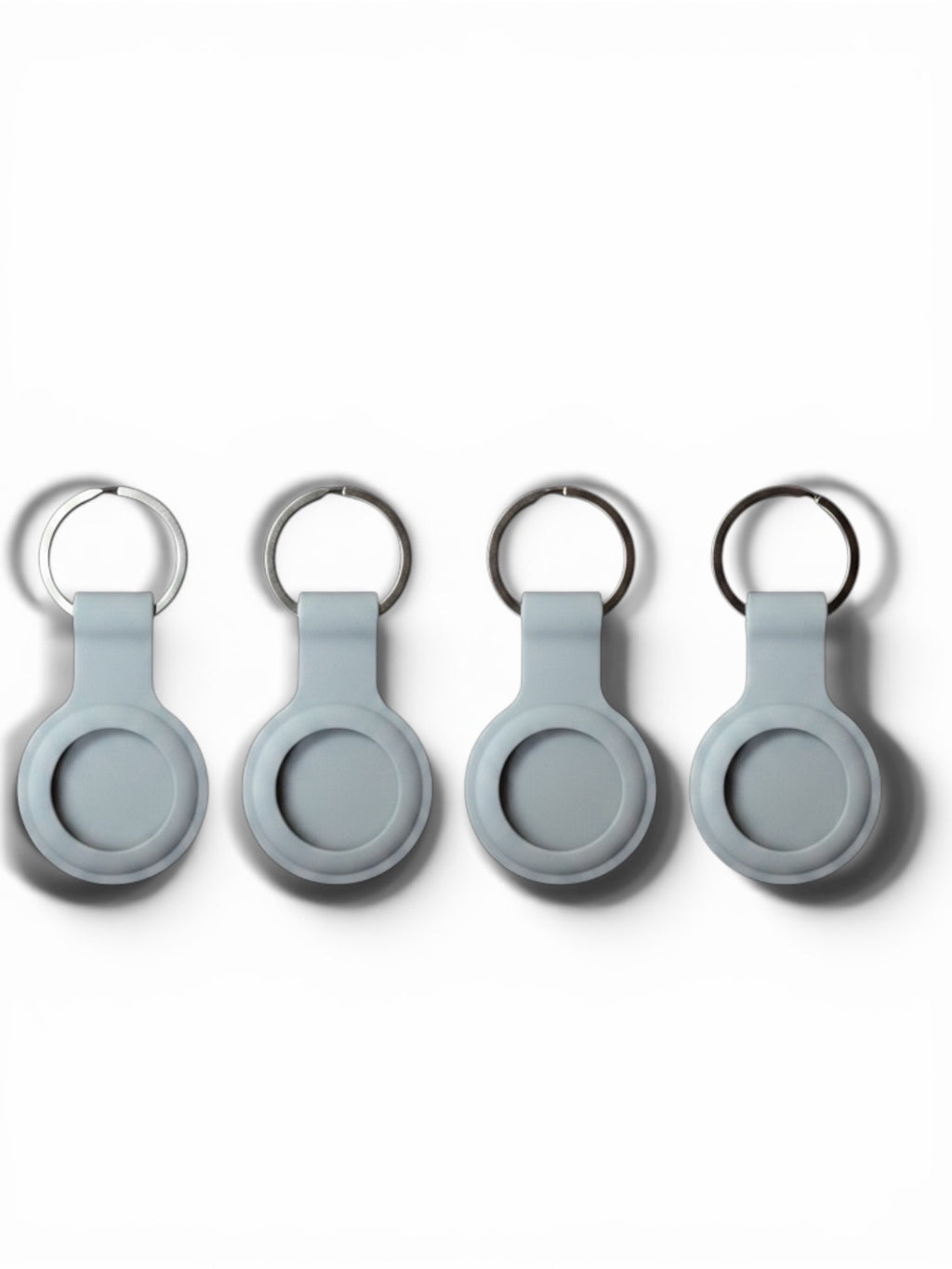 AirTag Case For Apple Air Tag Cover Holder Silicon Car Key Ring KeyChain-4 Pack