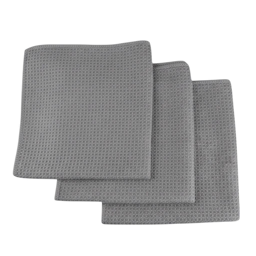 Microfibre Waffle Cloth 40x40cm – Fast-Dry Car Body & Glass Towel