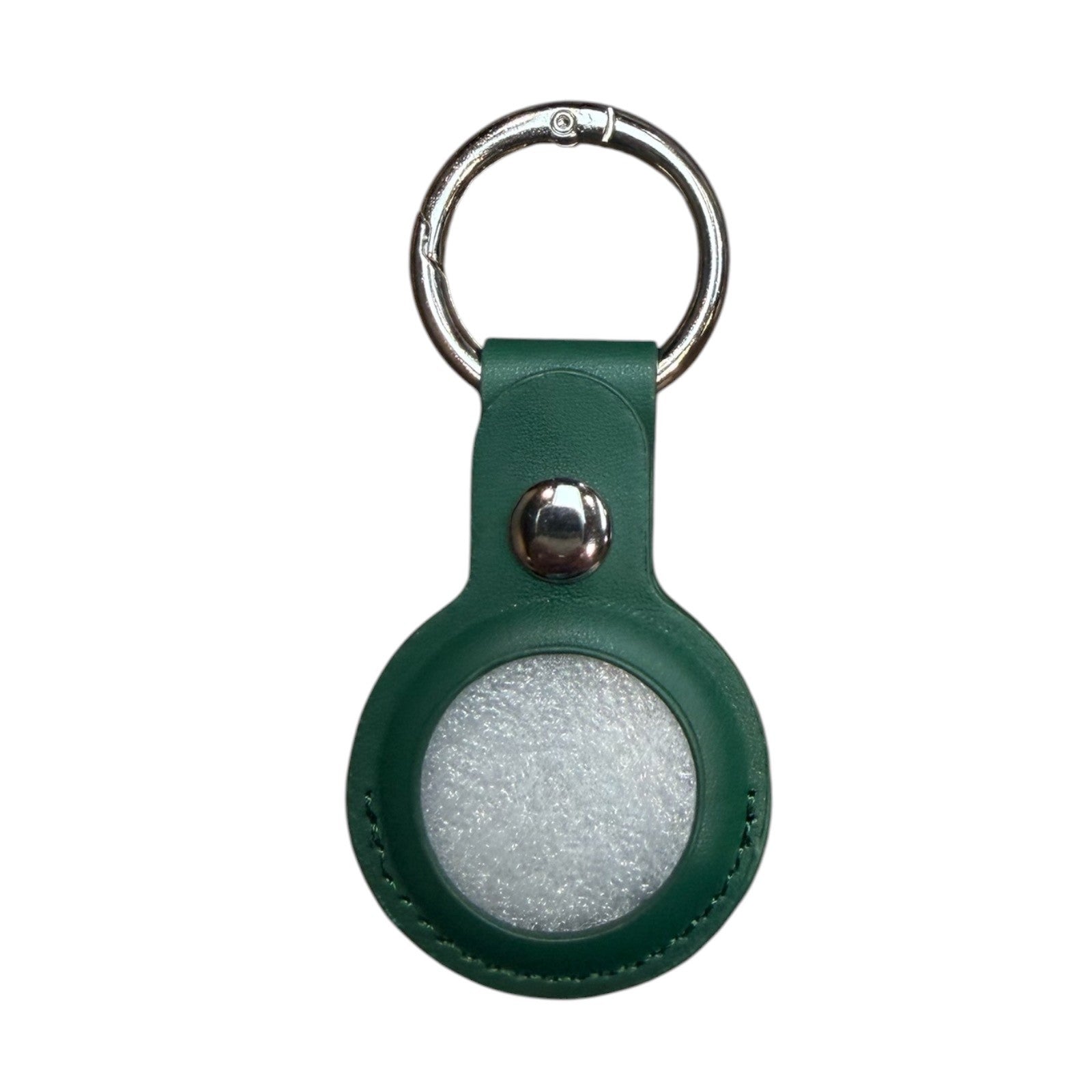AirTag Case For Air Tag Cover Tracker PU LEATHER Car Key Chain Ring Holder