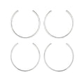 Fiat 500 Compatible Clips Cap Securing  Rings Aftermarket  x4 (set of 4)