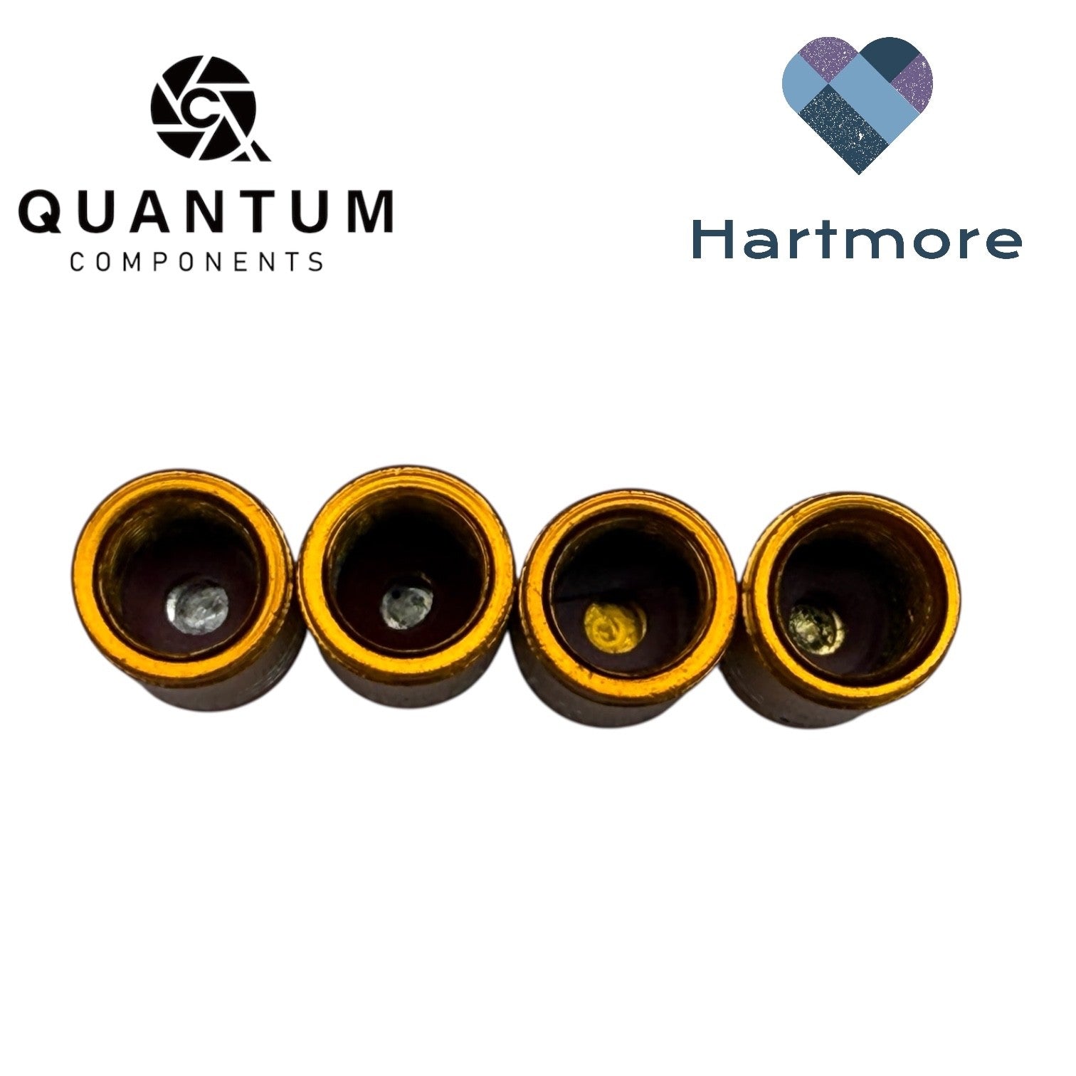 Alloy Tyre Valve Dust Caps (x4) - Universal Fit For All Cars, Bikes, Motorbikes