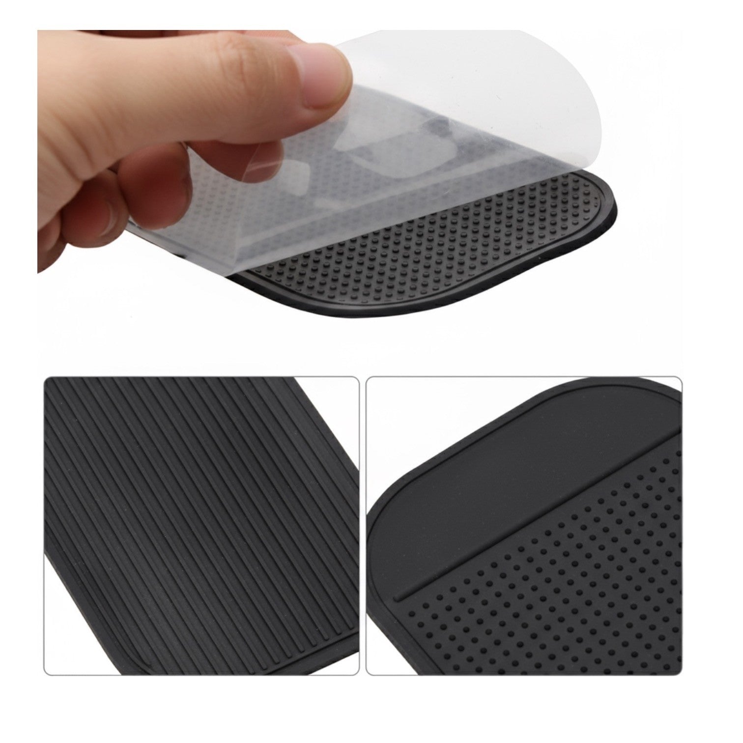 Non-Slip Dash Mat Car Dashboard Phone Mobile Anti Slip Device Holder Pad Black