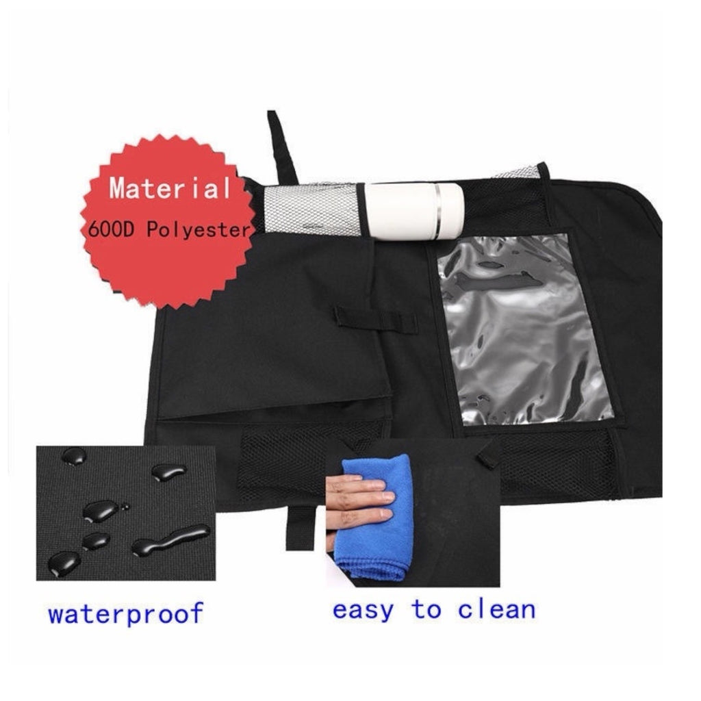 Back Seat Tablet Holder Organiser Car Passenger Storage Pockets iPad Headrest