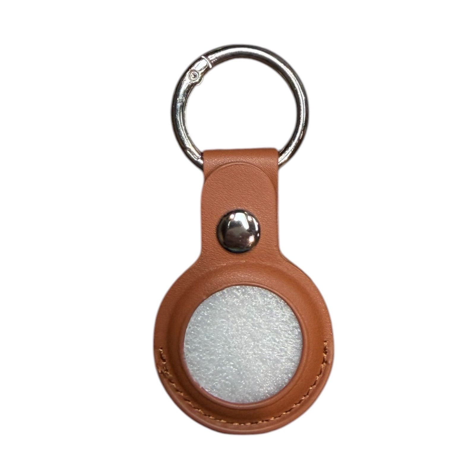 AirTag Case For Air Tag Cover Tracker PU LEATHER Car Key Chain Ring Holder